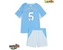 Manchester City Elliot Anderson #5 Kotipaita Lapsille 2026-27 Lyhythihainen (+ shortsit) Manchester City Elliot Anderson #5 Kotipaita Lapsille 2026-27 Lyhythihainen (+ shortsit)